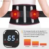 Infrared Heating Waist Massager Electric Vibration Abdomen Massage Belt Brace Support Protector Pain Relief Hot Compress L230523