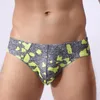 Ropa interior Sexy para hombre, calzoncillos cortos para hombre, camuflaje, cintura media, bolsa convexa en U, Calzoncillo transpirable, marca Cueca S-XL