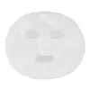 組織100pcs使い捨てフェイスマスクDIYソフトソフト非毒性純粋なフェイスマスクシートビューティーツール通気性のある綿のフェイスマスクシートペーパー