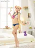 Sexy Costumes Women Sexy Lingerie Maid Top + T pant Sets Hot Cosplay fun clothes maid sexy Underwear Sex Products Suit L230518