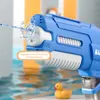 Sand Play Water Fun Automatic Electric Gun Toys Summer Wimming Pool Large Games High Pressure Burst Fight Beach For Kids R230613