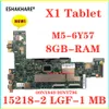 Carte mère 00NY849 / 00NY796 Carte mère pour Lenovo Thinkpad X1 Tablet 1st / 2st Gen Board 152182 avec M56Y57 8 Go RAM à 100%