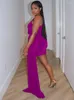 Casual Jurken KEXU Sexy Glitter Een Schouder Party Vrouwen Elegante Ruches Schede Nachtclub Bodycon Celebrity Verjaardag Mini Jurk Gewaden