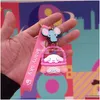 Jewelry Cartoon Flowers Kuromi Charms Keychain Backpack Key Ring Accessories Hanger Drop Delivery Baby Kids Maternity Ot3Og