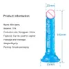 Massager Mini Jelly Dildo for Woman Small Penis Sucker Crystal Transparent Tpe Female Shop