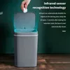 Atık kutuları 16L Otomatik Sensör Çöpü Elektrikli Dokunsuz Akıllı Bin