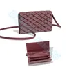 Oryginalny skórzany damski posiadacz karty na karcie luksusowe torby na ramię Projektowanie różowy portfel torebka uchwyt na karta krzyżowa torba na ciało męskie torebki monety torebki sprzęgła