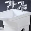 Bathroom Sink Faucets Water Faucet For Washing Machine Metal Wal Mounted Tap Mop Pool Balcony Kitchen Garden