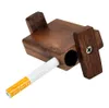 Курительные трубы Новый горячий набор сигарет, деревянный сигаретный ореховый орех, с алюминиевой сигаретной трубкой внутри