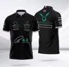New F1 racing polo shirt summer outdoor short-sleeved body shirts of the same style custom