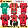 22 23 AC Soccer Jerseys IBRAHIMOVIC MILANs Maglia da calcio ORIGI 2022 2023 ADLI BRAHIM GIROUD TONALI REBIC R. LEAO THEO Football Shirt Mens Jersey Kids Kit