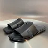 Pantofole da uomo in denim da spiaggia estiva Izmir Sandalo suola in derma di alta qualità denim Sandali in tessuto Eleganti pantofole da interni scarpe piatte Hommes Sandales Hombre Zapatillas