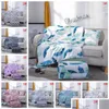 Comforters Sets Creative Mtifunction Air Conditioning Quilt Foldable Pillow Summer Printed Fashion Blanket Wrap Gift Customize Dbc Dhfcd