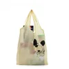 Reusable Grocery Bags Foldable Shopping Bag Cute Cartoon Various animals Strong Grocery Tote Bags for Travel Home Kitchen Storage