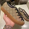 2023 Ny mode toppkvalitet casual skor designer 1977s maxi sneaker kamel ebenholts espadrilles kvinnor gummi sko stort brev tryck sneakers hög topp tennis