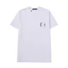 Hommes t-shirts Marque Top T-shirt Ch Blanc Court Lettre En Relief Fer À Cheval Sanskrit Croix Motif Designers T-shirts Femmes T-shirts Taille Asiatique S-XXL