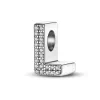 Pour les breloques pandora authentiques perles en argent 925 Dangle Charm Color 26 English Letters Bead