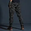 Pants Hommes militaire tactique Joggers Camouflage Cargo pantalon multipoches mode noir armée pantalons longs mâle décontracté crayon pantalon