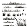 Stamping Grass Clear Silicone Stamp/seal for Diy Scrapbooking/photo Album Decorative Clear Stamp Sheets Rubber Stamps