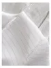 2023 Autumn White Striped Drukowane Druszczowe Dressed Buttons w stylu dekoltowym Sukienki jednokierunkowe Y3M257787