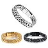 Link Bracelets Fashion Hip-hop Double-layer Braided Keel Stainless Steel Bracelet For Men Personalized Party Chain Metal Jewelry Gift