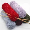 Przędza 100 g/kulka Gruba Velvet Crochet zmieszana z bawełnianą przędzą chenille do bezpośredniego transportu igieł koca dla niemowląt 4 mm-5 mm P230601