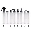 Storage Bottles 150ML X 30 Transparent Round Shoulder With Plastic Screw Cap Lotion Pump Sprayer Flip Disc Cosmetics Container