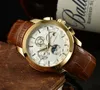 Mens Watches watches high quality Automatic mechanical Luxury leather Strap Fashion watch