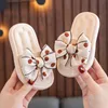 Sandales Bow Flats Open Toe Slide Sandales Flip Flip Flip Flip Children Home Slippers Kids Girls Summer Cute Beach Slippers Shoe 230601