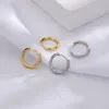 Boucles D'oreilles Tempérament Givré Cercle Piercings Cerceau Pour Les Femmes Exquis Partie Oreille Anneaux De Mariage Bijoux Cadeaux Pendientes Mujer