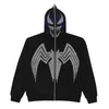 Hoodies voor heren Sweatshirts Hoodie met rits Skelet Goth Sweatshirt Sportjas Pullover Oversized hoodie met lange mouwen voor heren Y2k-jack Hoodies 230531