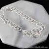 70% off designer jewelry necklace ring glossy Bracelet ins hip hop bracelet for men women versatile Valentine's Day gift