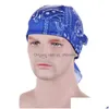 Beanie/Skull Caps Paisley Muslim Innine Hijab Men Pirate Underscarf Underapap Scarf Turban Beanies Ramadan Islamic Headband Bonne DHT58