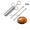 Meat Poultry Tools Grill 2Oz Marinade Seasoning Injector Turkey Injectors 5Mm Needle Stainless Steel Cooking Syringe Injection Vtk Dhrhz