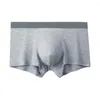 Caleçon sous-vêtement modal hommes Tsao haute fourche inférieure antibactérienne Non-trace mouvement de l'air jouer sans bord hommes pantalon Boxer