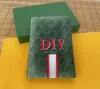 카드 소지자 여권 커버 클래식 남성 여성 패션 여권 소지자 커버 ID 카드 소지자 상자 DIY Do It Yourself handmade Customized Personalized