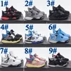 2023 Toddlers Jumpman 4s 4 Kids Shoes Children Boys Girls Basketball Sports Sneaker Shoe Grey Black Sneakers Military Blue Baby Kid Youth Trainers Eur Size 22-35