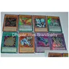 Card Games Yugioh 100 Piece Set Box Holographic Yu Gi Oh Game Collection Children Boy Childrens Toys 220921 Drop Gift