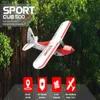 Volantex Sport Cub 500 761-4 4CH One-Imke Aerobatic Beginner Trainer RC Glider Airplane RTF تم بناؤه في 6 محاور جيررو في الهواء الطلق RC