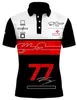 F1 Racing Polo Shirt Summer Summer Summer بأكمام قصيرة