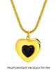 Collier femme personnalisé et à la mode en acier inoxydable acrylique pendentif coeur collier avec chaîne étendue bijoux cadeau de fête yw10NC-1225