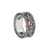 80% de réduction bijoux de créateur bracelet collier 925 hip hop évider chanvre petite marguerite fleur motif couple paire anneau