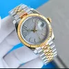 Relógios luminosos masculinos clássicos 36 mm mecânicos automáticos 8215 movimento pulseira de ouro relógios de pulso femininos com diamantes luxo designer feminino