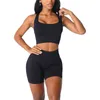 Sutiã Yoga Outfit Nvgtn Ignite Sem Costura Spandex Top Mulher Fitness Elástico Respirável Aumento dos Seios Lazer Esportes Roupas íntimas 230601