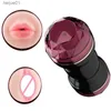 Realistic Vagina Anal Male Masturbator Oral Mouth Aircraft Cup Real Pussy Deep Throat Double Hole Masturbation Sex Toy for Men L230518