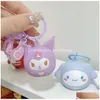 Schmuck Cartoon Beleuchtung Kuromi Cinnamoroll Charms Schlüsselanhänger Rucksack Schlüsselanhänger Zubehör Kleiderbügel Drop Lieferung Baby Kinder Mutterschaft Ot0Hn