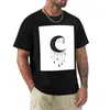 Polo da uomo T-shirt da uomo a forma di tatuaggio con luna crescente da uomo T-shirt pesanti T-shirt divertenti Fruit Of The Loom Uomo