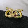 Cluster Rings ACHETER Mode 3 Style Vintage Bohème Bijoux Or Couleur CZ Zircon Ouvert Pour Femmes Fille Réglable Partie Accessoires