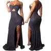 Casual Dresses Sweetheart Off Shoulder Party Dress Hollow Out High Slitt Sexy Mermaid Glitter Night Club 2023 Vestidos de Fiesta