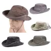 Bucket Hat Boonie Hunting Fishing Outdoor Cap Unisex gewassen katoen